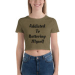 Addicted –  Crop Tee