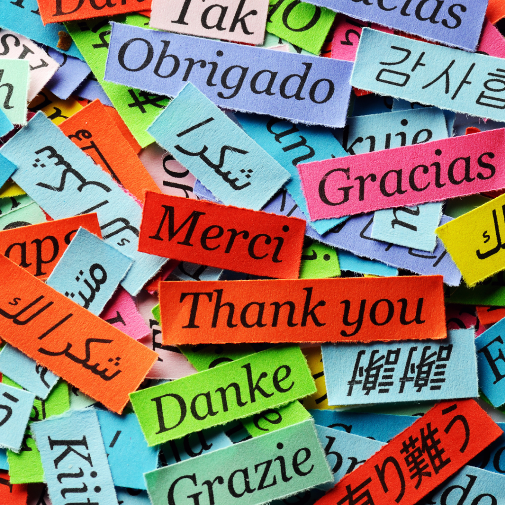 photo with thank you in different languages