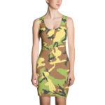 Army print dress