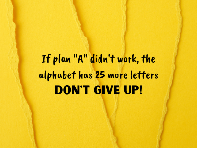 don't give up quotes